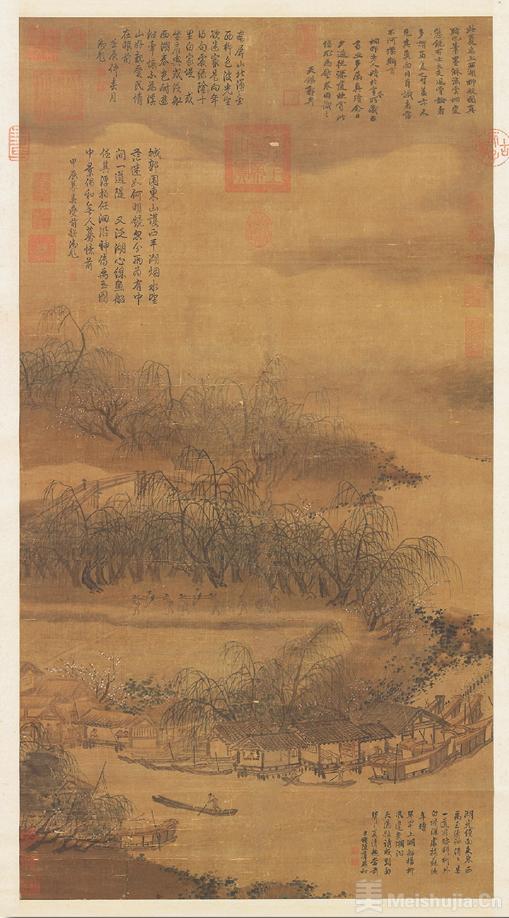 夏圭（传）《西湖柳艇图》新读